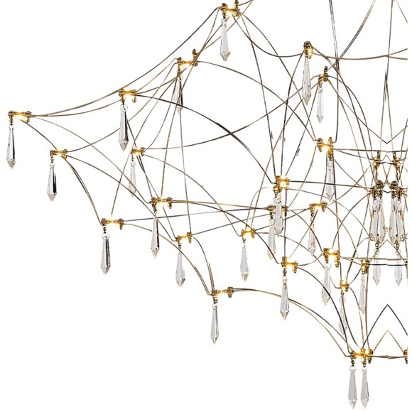 SL6601.213.114 Светильник подвесной ST-Luce Золотистый/Прозрачный LED 114*0,5W 3000K GRAVETTA SL6601.213.114 Светильник подвесной ST-Luce Золотистый/Прозрачный LED 114*0,5W 3000K GRAVETTA