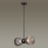 Подвесной светильник с 2 плафонами Odeon Light 5417/2 Elica под лампы 2xE14 40W