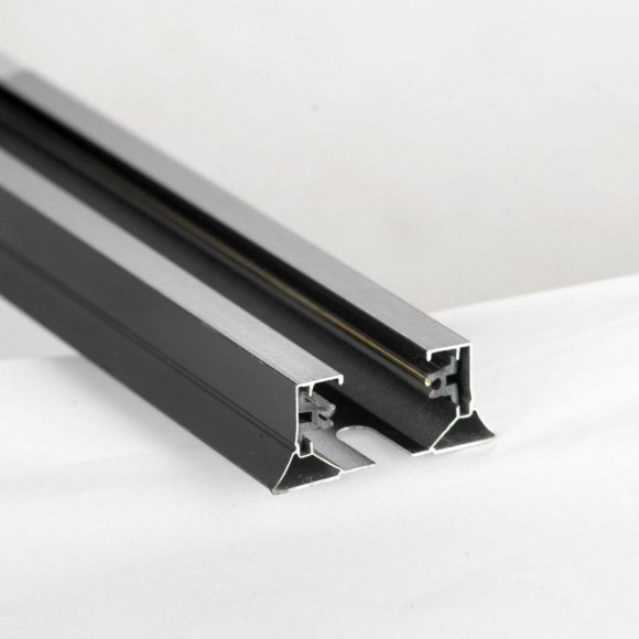 Шинопровод 2м однофазный накладной черный Lussole 10341 Шинопровод 2м однофазный накладной черный Lussole 10341