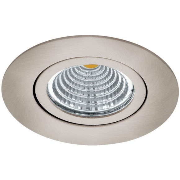 98307 Светодиодный встраиваемый светильник SALICETO димм. с рег-кой, 6W(LED), Ø88, 450lm, 4000K, алюми