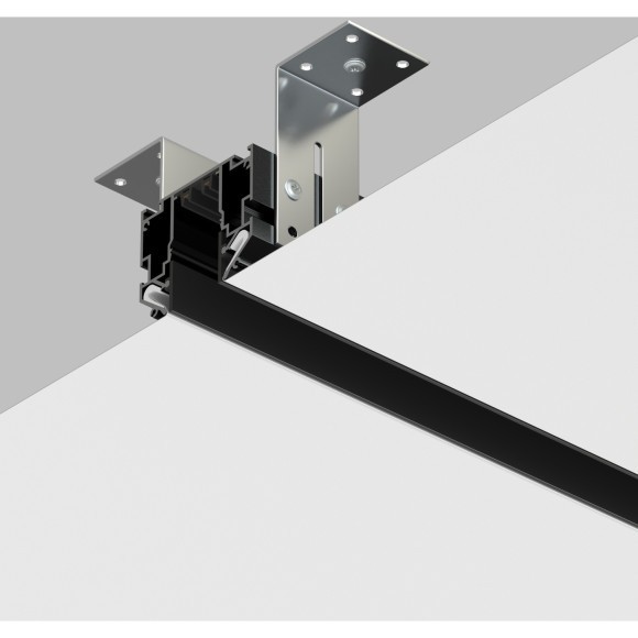 Магнитный шинопровод 3м для гарпунных натяжных потолков Smart 220V Denkirs TR2023-BK Магнитный шинопровод 3м для гарпунных натяжных потолков Smart 220V Denkirs TR2023-BK