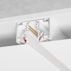 ST047.529.02.1 Шинопровод белый 2м для гарпунного (ПВХ) натяжного потолка ST-Luce SKYLINE 48