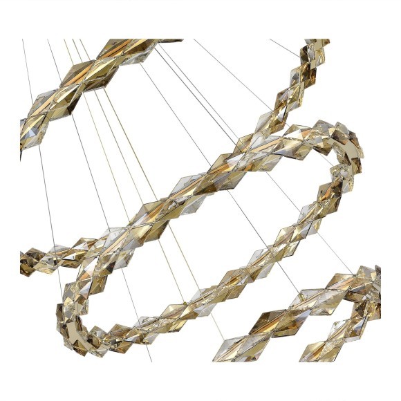 SL6009.203.03 Люстра подвесная ST-Luce Золотистый/Прозрачный,Янтарный LED 1*75W 3000K DIAMANTA SL6009.203.03 Люстра подвесная ST-Luce Золотистый/Прозрачный,Янтарный LED 1*75W 3000K DIAMANTA