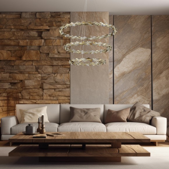 SL6009.203.03 Люстра подвесная ST-Luce Золотистый/Прозрачный,Янтарный LED 1*75W 3000K DIAMANTA SL6009.203.03 Люстра подвесная ST-Luce Золотистый/Прозрачный,Янтарный LED 1*75W 3000K DIAMANTA