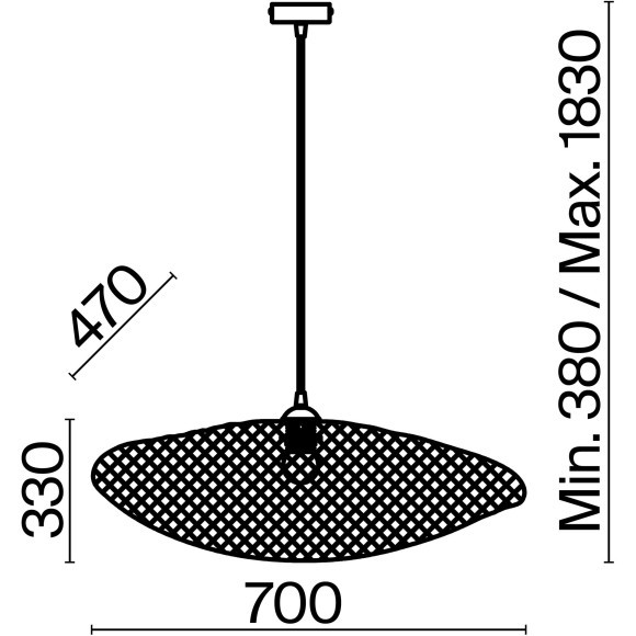 Подвесной светильник Freya FR5243PL-01BR9