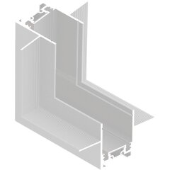 ST069.509.11 Угловой соединитель с потолка на стену для шинопровода в ГКЛ 9мм ST Luce Skyflat ST069.509.11 Угловой соединитель с потолка на стену для шинопровода в ГКЛ 9мм ST Luce Skyflat