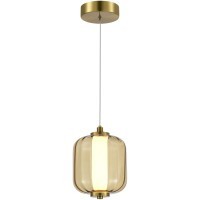SL1193.303.01 Подвес ST-Luce Латунь/Янтарный LED 1*10,8W 3000K SUMMER