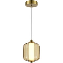 SL1193.303.01 Подвес ST-Luce Латунь/Янтарный LED 1*10,8W 3000K SUMMER SL1193.303.01 Подвес ST-Luce Латунь/Янтарный LED 1*10,8W 3000K SUMMER