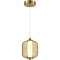SL1193.303.01 Подвес ST-Luce Латунь/Янтарный LED 1*10,8W 3000K SUMMER