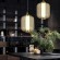 SL1193.303.01 Подвес ST-Luce Латунь/Янтарный LED 1*10,8W 3000K SUMMER