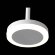 ST104.503.06 Светильник подвесной Белый LED 1*6W 3000K 468Lm Ra80 120° IP20 D112xH184 170-240V Подвесные светильники