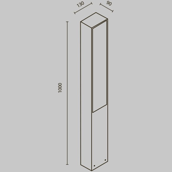 Ландшафтный светильник Maytoni Blitz O470FL-L20GF3K