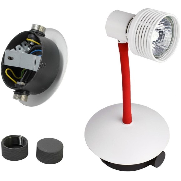 Спот настенный Lussole GRLSP-9818 BAY SHORE IP21 под лампу 1xGU10 5.5W Спот настенный Lussole GRLSP-9818 BAY SHORE IP21 под лампу 1xGU10 5.5W