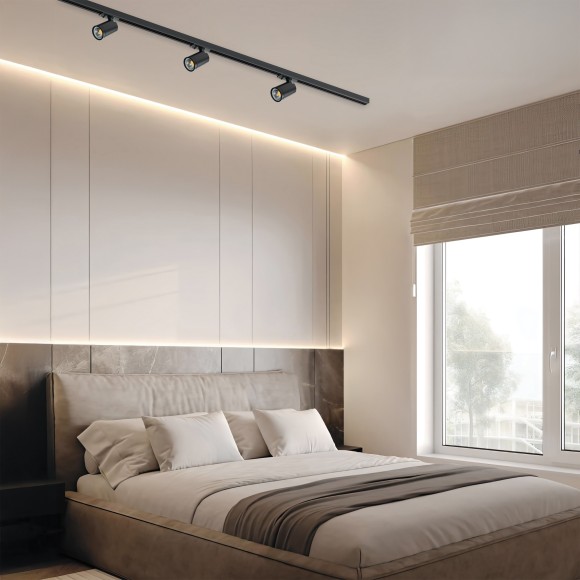 Однофазный двужильный трековый светильник Lightstar 212937 Rullo под сменную лампу GU10