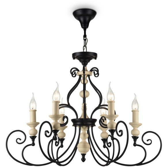 Люстра потолочная Maytoni H631-PL-06-B Karina под лампы 6xE14 60W