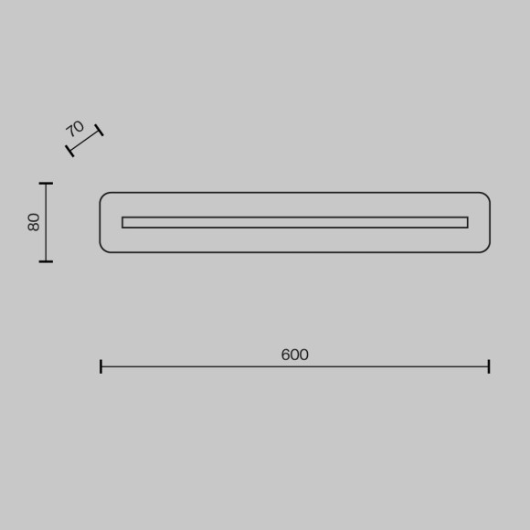 Настенный светодиодный светильник (бра) с алебастровым плафоном LED 13W RA90 250лм 3000К Maytoni Albatre MOD366WL-L14BS3K
