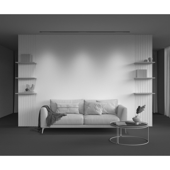 TR232-2-10W3K-B Трековый магнитный уменьшенный светильник для низкопроф. шинопроводов 10Вт 36° 3000К 810Лм CRI90 Maytoni Exility-S