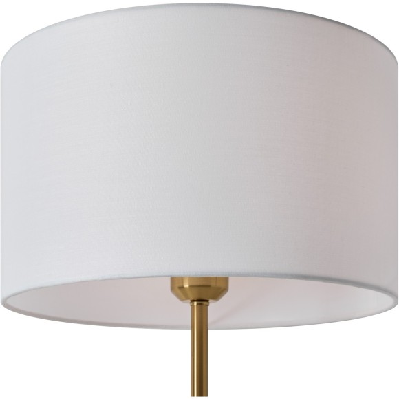 Настольная лампа с тканевым плафоном и керамическим основанием E27 Freya Ceram FR5491TL-01BS