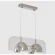 Светильник подвесной Crystal Lux ELEMENT SP24W LED CHROME 4021/224