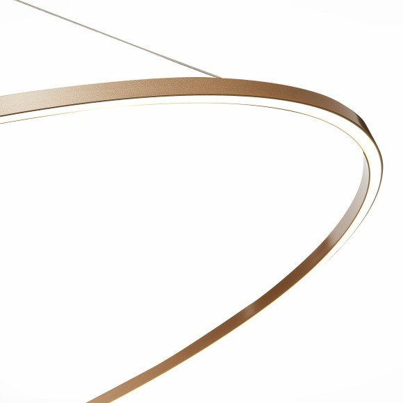 ST605.243.72 Светильник подвесной ST-Luce Золотистый/Белый LED 1*72W 4000K Подвесные светильники ST605.243.72 Светильник подвесной ST-Luce Золотистый/Белый LED 1*72W 4000K Подвесные светильники