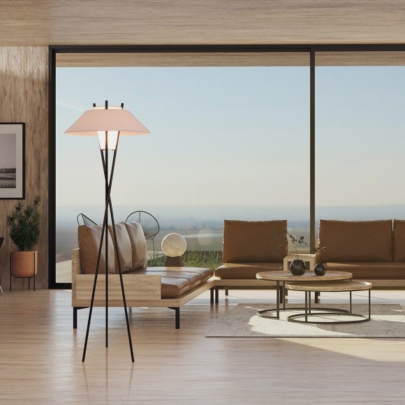 Торшер на треноге Maytoni MOD006FL-01B Bastone под лампу 1xE27 40W