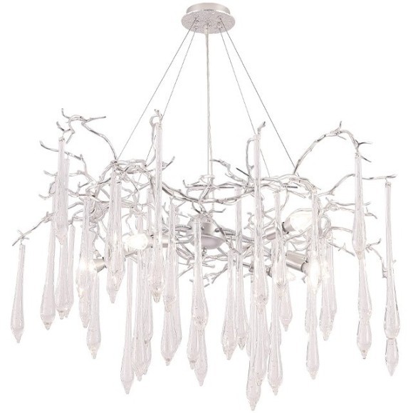 Люстра Crystal Lux REINA SP8 D1000 SILVER PATINA