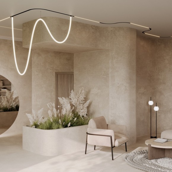 Радиусный соединитель для шин в ГКЛ 9.5мм Maytoni Exility TRA044-ANGLE