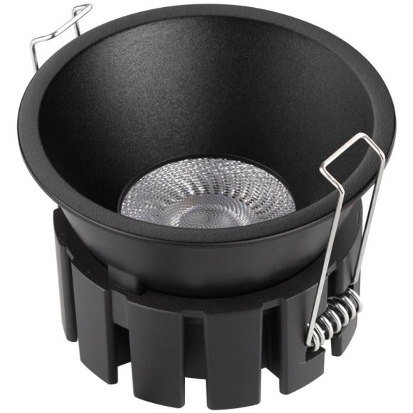 359860 WIR NT25 508 черный Светильник встраиваемый с переключателем цв. температуры и угла рассеивания IP44 LED 18W 220-240V 2700К\3200К\4000К SOLIS