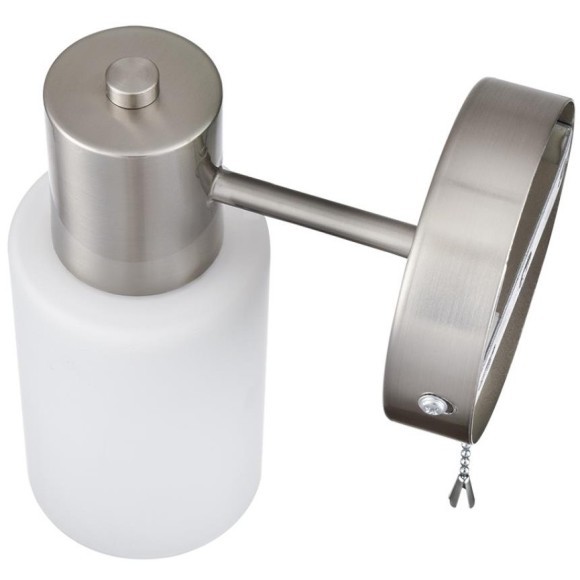 8099/1W COMFI LN25 никель/белый металл/стекло Бра Е14 1*40W 220V MAVE 8099/1W COMFI LN25 никель/белый металл/стекло Бра Е14 1*40W 220V MAVE