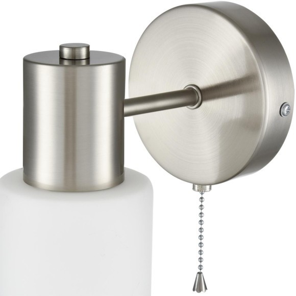 8099/1W COMFI LN25 никель/белый металл/стекло Бра Е14 1*40W 220V MAVE 8099/1W COMFI LN25 никель/белый металл/стекло Бра Е14 1*40W 220V MAVE