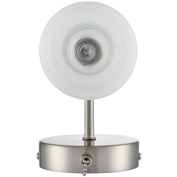 8099/1W COMFI LN25 никель/белый металл/стекло Бра Е14 1*40W 220V MAVE 8099/1W COMFI LN25 никель/белый металл/стекло Бра Е14 1*40W 220V MAVE