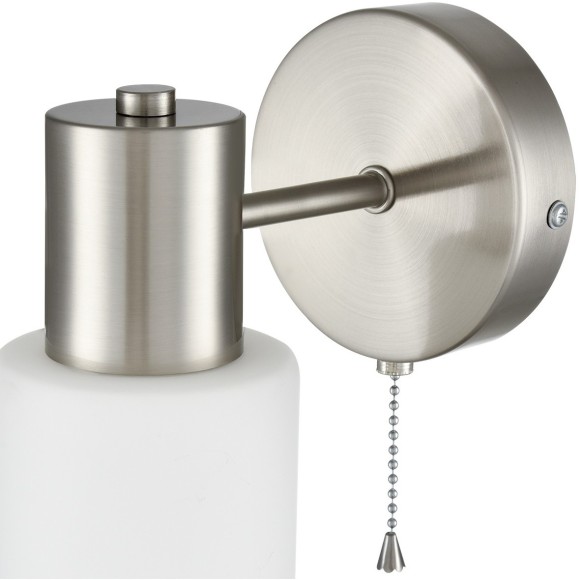 8099/1W COMFI LN25 никель/белый металл/стекло Бра Е14 1*40W 220V MAVE 8099/1W COMFI LN25 никель/белый металл/стекло Бра Е14 1*40W 220V MAVE