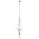 Светильник подвесной Crystal Lux VALENCIA SP1.4 GOLD