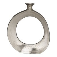 421443 ANKAREFO Декоративная ваза металл никель L255 B50 H300