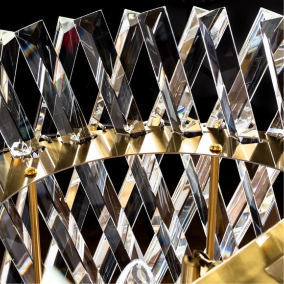 Подвесная люстра хрустальная Bivara 7567/18 SP-12 Подвесная люстра хрустальная Bivara 7567/18 SP-12