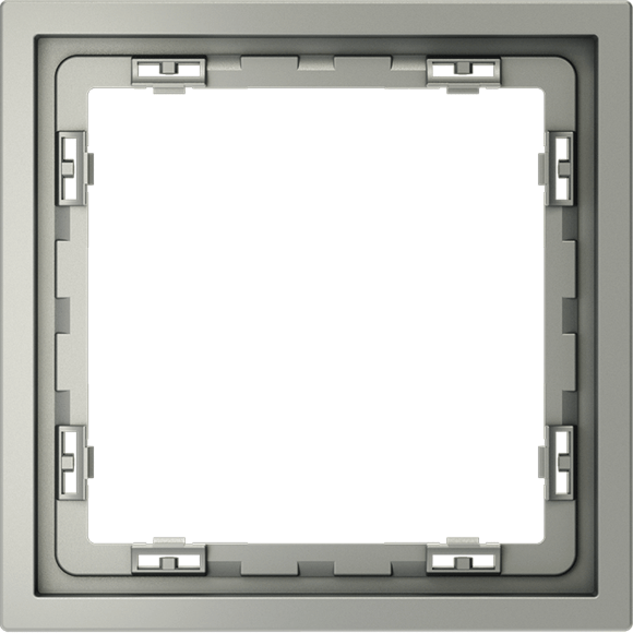 Рамка пластиковая VOLTUM S70 на 1 пост, (сталь)