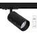Однофазный двужильный трековый светильник Arte Lamp A5560PL-1BK FANG под сменную лампу GU10