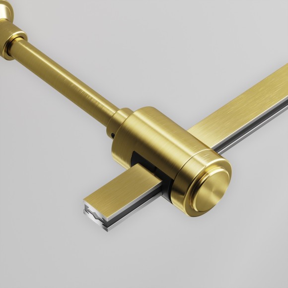 Настенное одинарное отступное крепление для 2 уровня без питания TRA155CW-SL1-BS