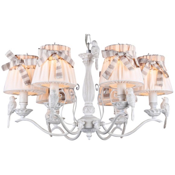 Люстра подвесная Maytoni ARM013-06-W Bird под лампы 6xE14 40W