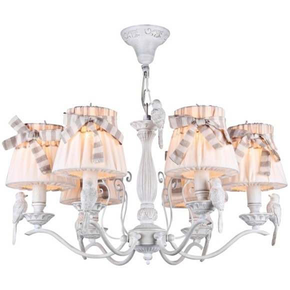 Люстра подвесная Maytoni ARM013-06-W Bird под лампы 6xE14 40W