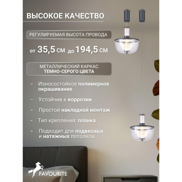 Подвесной светильник Flaska 4312-1P