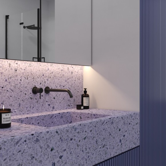 Светодиодная лента 24В 2835 7,2Вт/м 4000K 5м IP65 арт.20017