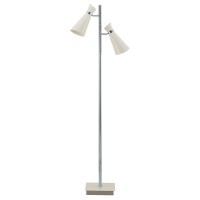 89258 EGLO FIDO 1 Торшер напольный с 2 лампами E27, 120Вт, механический выключатель, сенсорный диммер