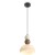 Freya Globo FR5628PL-01BGW1 Светильник подвесной декоративный интерьерный, плафон 23см, основание черный металл, плафон кремовое стекло, под лампу E27 макс 60Вт IP20, высота 340-2060мм