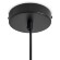 Freya Globo FR5628PL-01BGW1 Светильник подвесной декоративный интерьерный, плафон 23см, основание черный металл, плафон кремовое стекло, под лампу E27 макс 60Вт IP20, высота 340-2060мм