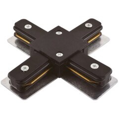 Х-образный соединитель для накладных однофазных шинопроводов Arte Lamp A110006 Х-образный соединитель для накладных однофазных шинопроводов Arte Lamp A110006