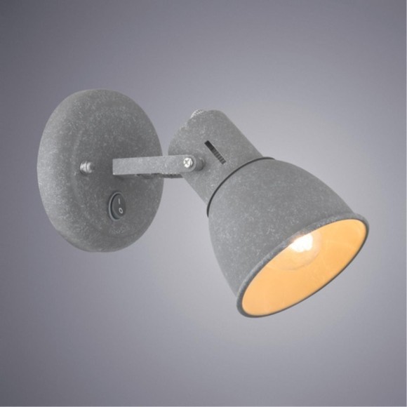 Спот настенный Arte Lamp A1677AP-1GY JOVI под лампу 1xE14 40W