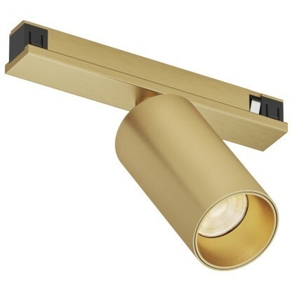 Трековый светодиодный светильник Denkirs SHINE SPOT ZigBee DK5940-SB 48V 6Вт 2700–6000K IP20 сатинированная латунь