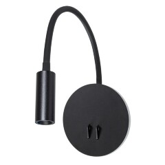 Спот светодиодный для чтения с выключателем Electra A8231AP-1BK Спот светодиодный для чтения с выключателем Electra A8231AP-1BK