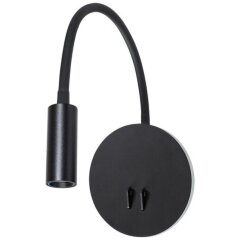 Спот светодиодный для чтения с выключателем Electra A8231AP-1BK Спот светодиодный для чтения с выключателем Electra A8231AP-1BK